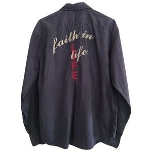 Vintage GUESS Marciano XL Embroidered Shirts